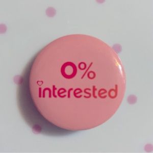 0% interested pin ❤︎